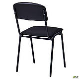 Офісний стілець Майстер 820х430х530 мм чорни, фото 5