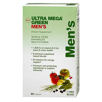 Ultra Mega Green Mens (60 caps) GNC