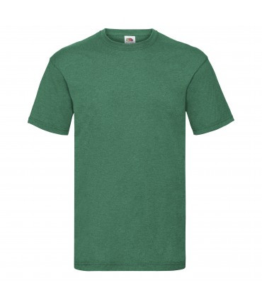 Чоловіча футболка однотонна зелена меланж 036-RX