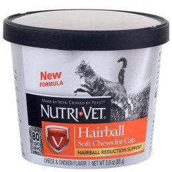 Nutri-Vet Hairball Soft Chews (Проти грудок шерсті)