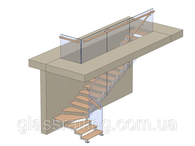 Steklyannoe ograzhdenie lestnitsyi