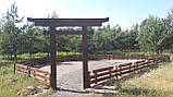 Японський паркан із воротами "Торі"., фото 4