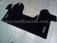 Ворсовые коврики в салон Opel Movano llI с 2010 г.