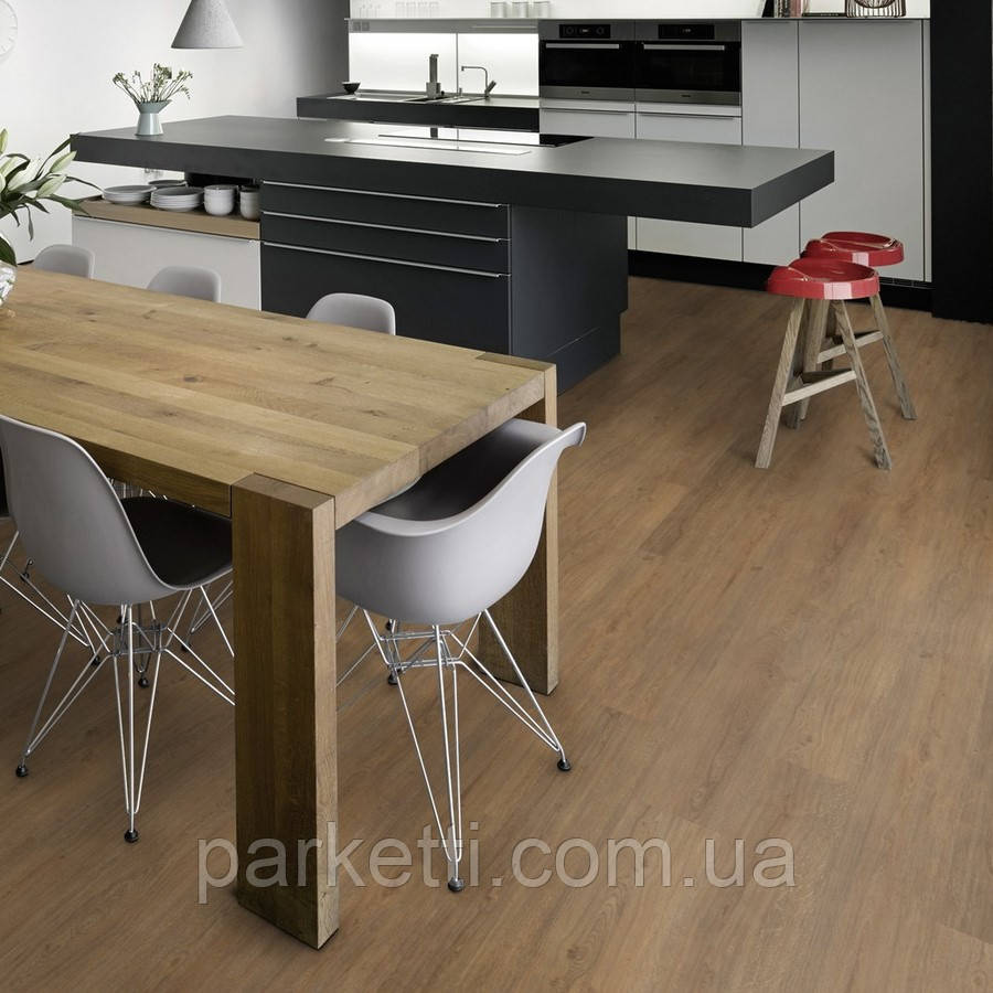 Wicanders E1XF001 Elegant Dark Oak Wood Resist+ замкова вінілова плитка, фото 1
