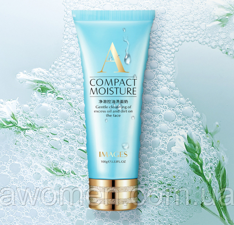 Очисна пінка для вмивання Images Compact Moisture 100 g, фото 1
