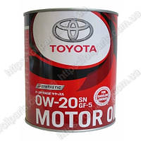 Моторное масло Toyota Motor Oil (Тойота) 0W-20 1л