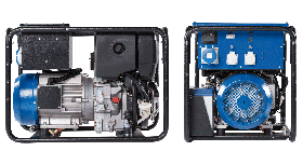 Однофазний дизельний генератор Geko 7801 E-AA/ZEDA (7.6 кВт)