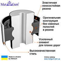 34-01A Сайлентблок переднього важеля задній посилений Chrysler Avenger, Sebring, Voyager; Dodge Caravan, Journey; Fiat Freemont