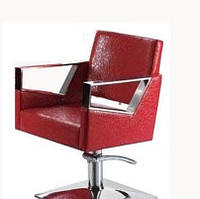 Парикмахерские кресла с гидравлическим подъемником А-016 Красный гладкий