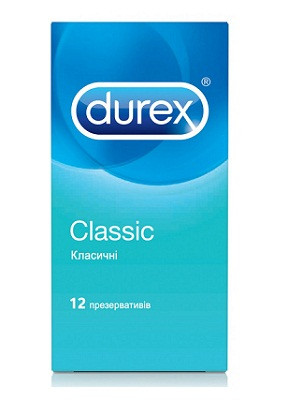 Durex Classic презервативи 12 шт. (5010232954243)