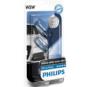 Лампи w5w Philips White Vision 4300 K