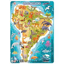 Пазл с рамкой Южная Америка Dodo