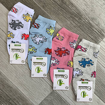 Шкарпетки жіночі демісезонні бамбук Marde, ароматизовані, короткі, асорті, 02442