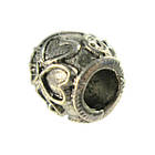 Набір 10 шт Намистини 8 мм Бочонок Серця Метал, Колір Срібло, Рукоділля, Фурнітура для Шнура, Прикрас, фото 3