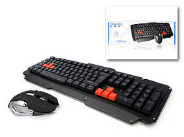 Комплект бездротова клавіатура + мишка Gamer 6700