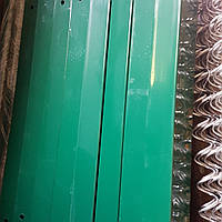 Стовп 2 м ,в порошковій фарбі, зеленого кольору, з труби 40×60 мм.