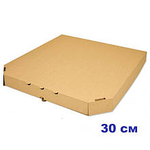 Коробка для піци, 30 см бура, 300*300*35, мм