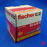 Fischer SX 6х50R - Дюбель нейлоновий, упаковка 100 шт.