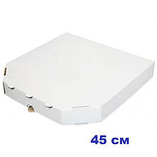 Коробка для піци, 40 см біла, 400*400*40, мм