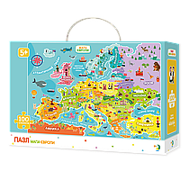 Пазл-мапа Європа