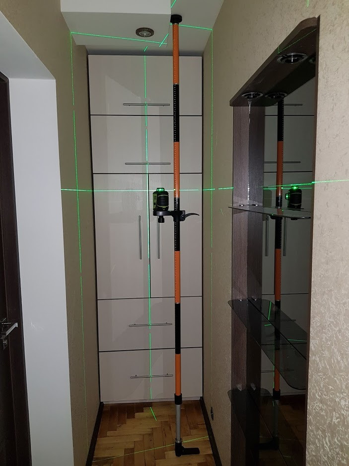 УСИЛЕННАЯ Распорная Штанга Стойка для Лазерного Уровня 3.36 М, РЕЗЬБА 1 ...