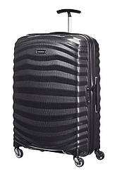 Середня пластикова валіза на 4-х колесах Samsonite Lite- Shock