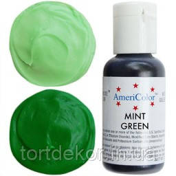 Гелева фарба AmeriColor Зелений ментол/Mint Green, 21 г, фото 1