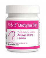 Вітаміни Dolvit Biotyna Cat (Доввіт Біотин Кет) для кота та шерсті для кішок, 90 табл., фото 2