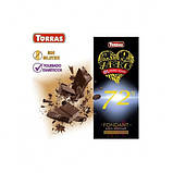 Чорний шоколад, 72% какао, без цукру, Zero Torras, фото 2