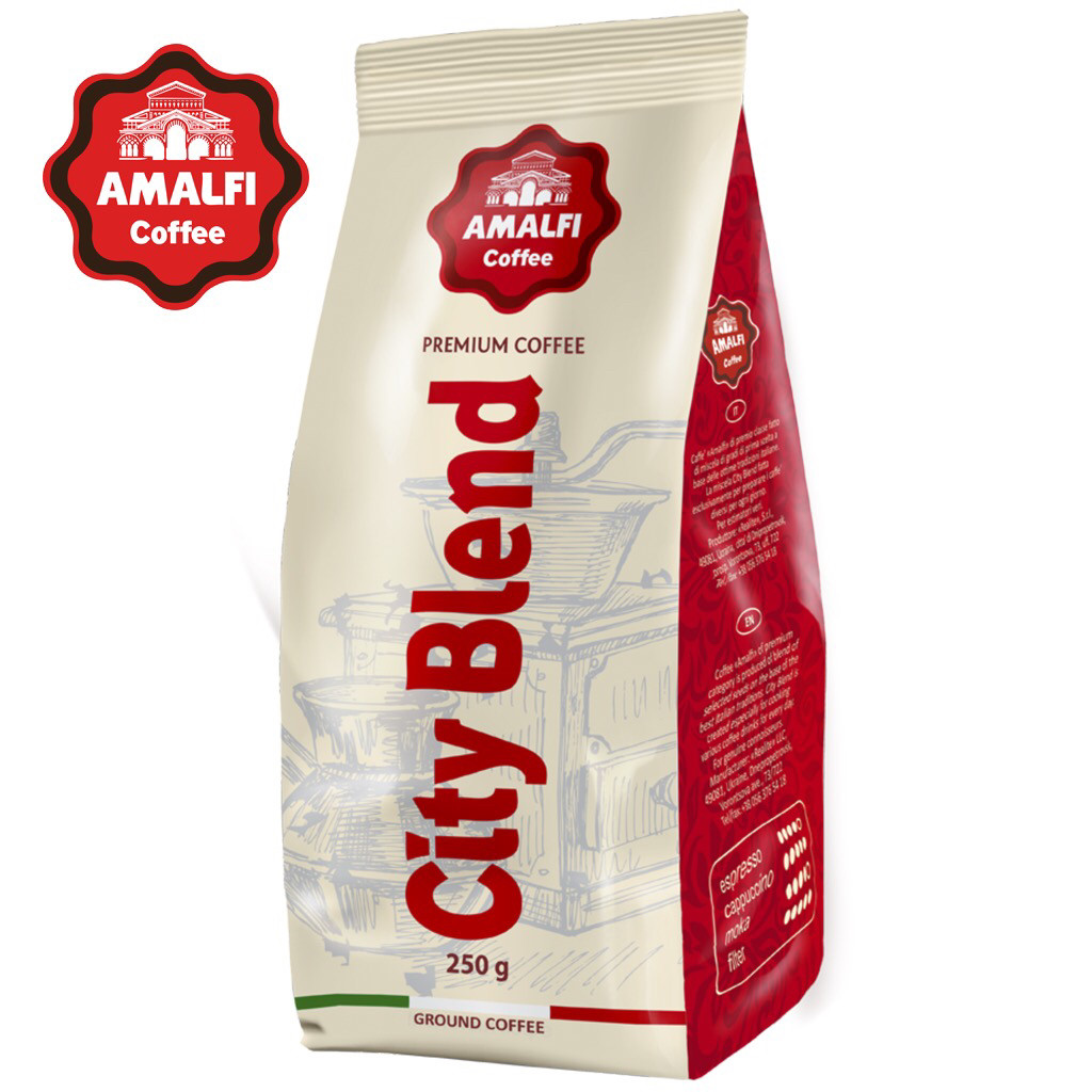Мелена кава AMALFI™ City Blend 250 грам