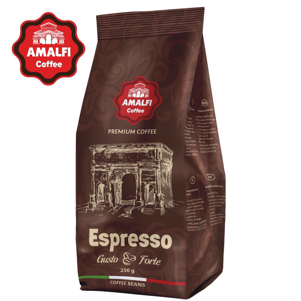 Кава в зернах AMALFI™ Gusto Forte 250 грам