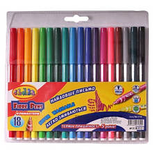 Фломастери CLASS 18 кол 2718 довж. письма 450мм Легке змивання (1/12/144)