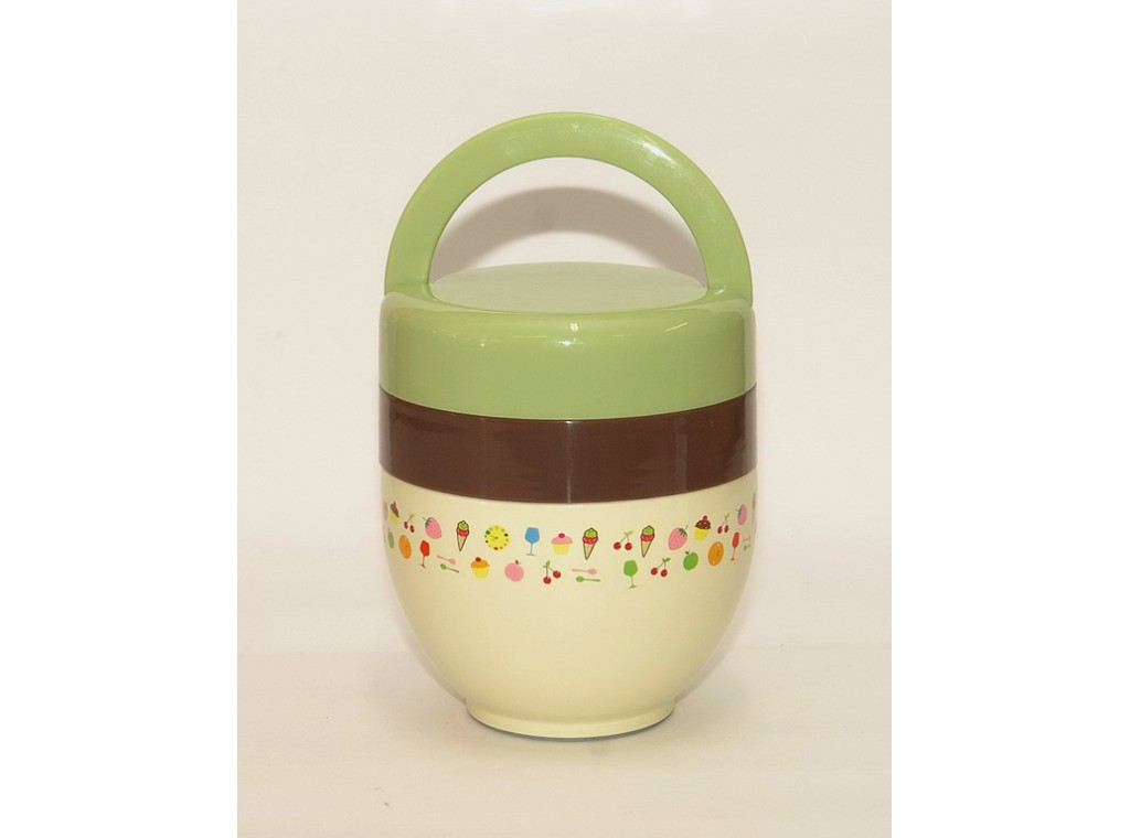 Термос 540 мл для їжі на 2 відділи, фото 1