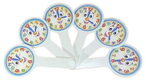 Віяло з картинками Часи від 0 до 12 Атлас AS-0014