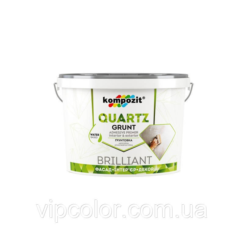 Грунтувальна фарба Kompozit QUARTZ-GRUNT 14кг