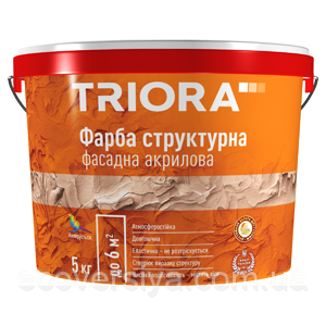 Фарба структурна акрилова ТМ Triora