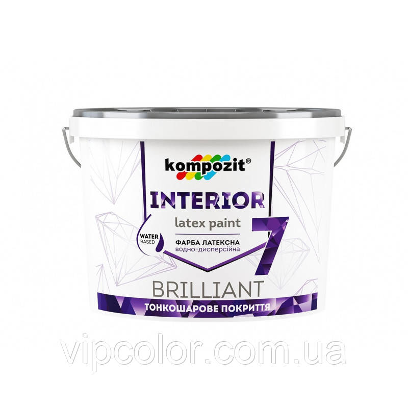 Kompozit Інтер'єрна фарба для стін INTERIOR 7 4,2 кг, фото 1