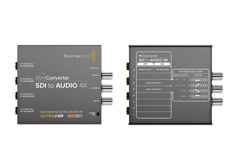 Конвертер SDI to Audio 4K