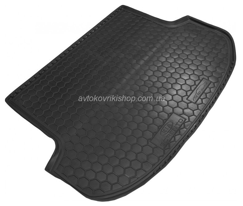 Гумовий килимок багажника Kia Sorento 2013- (5 місць) Avto-Gumm