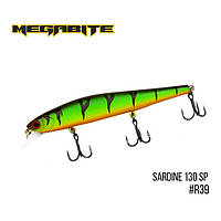 Воблер Megabite Sardine 130SP (130 mm, 19.7 g, 1.8 m) R39