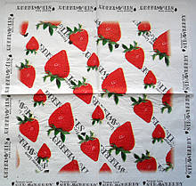 Серветка для декупажу. Полуниця, 33х33 см