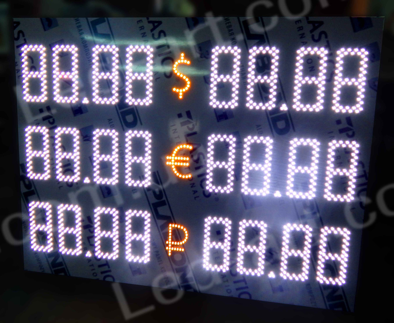 Светодиодное табло обмен валют двустороннее 700х400 мм LED-ART-700х400-1 - фото 10 - id-p102814479