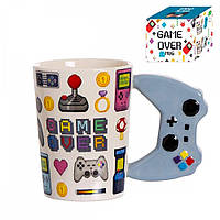 Кухоль керамічний 3D Джойстик Joystick Game Over  mug game 21.13
