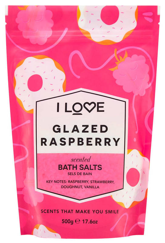 Сіль для ванни I Love Glazed Raspberry Bath Salts, фото 2