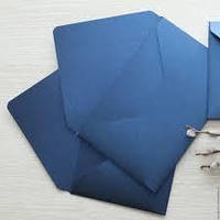 Крафт конверт С5, синий индиго