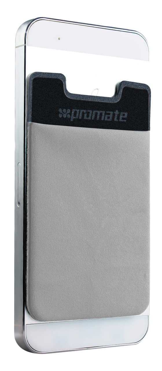 Стікер-накладка для карт Promate Cardo Grey (cardo.grey), фото 1