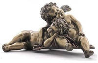 Статуетка Сплячі Янголята з полистоун, розмір 9см Veronese