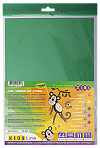Набір кольорового паперу самоклеющейся, 11 аркушів А4: 11 кольорів ZB.1949 ZiBi (імпорт)