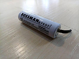 Акумулятор bossman profi AA 1000mAh 1.2 v