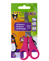 Ножницы детские с линейкой 132мм, розовые, KIDS Line ZB.5001-10 ZiBi (импорт)